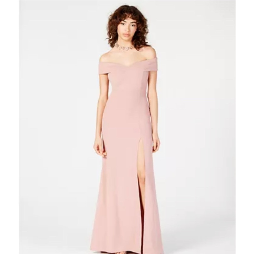 Thigh slit dress